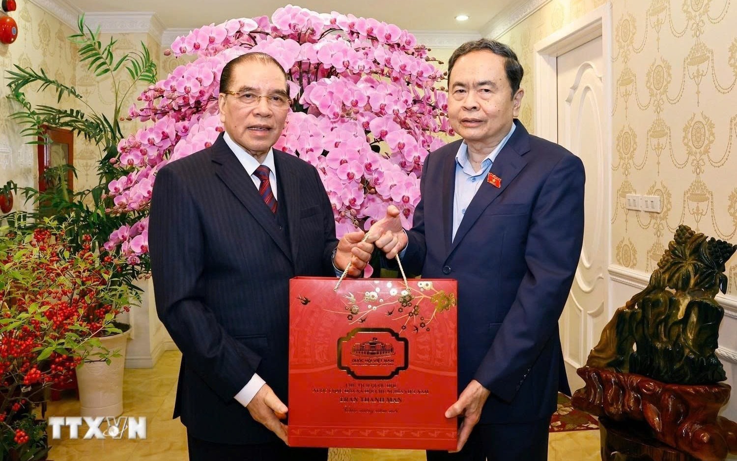 Chủ tịch Quốc hội Trần Thanh Mẫn thăm, tri ân nguyên lãnh đạo Đảng, Nhà nước