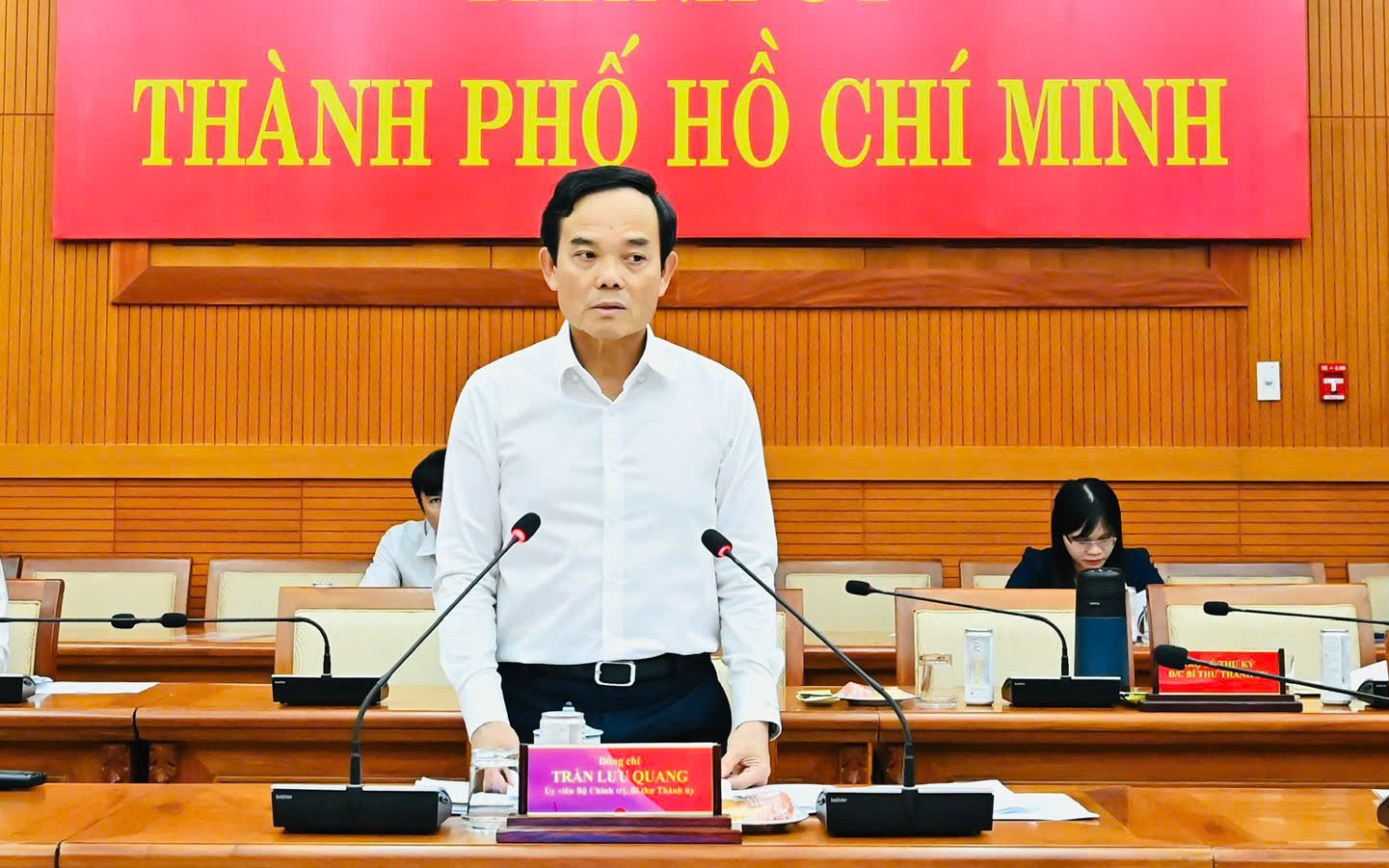 Bí thư Thành ủy TPHCM Trần Lưu Quang chủ trì họp Ban Chỉ đạo bầu cử thành phố