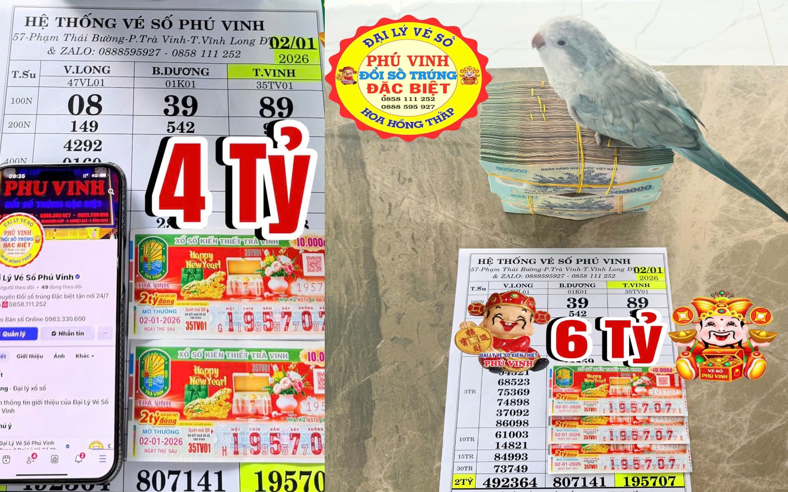 Xổ số miền Nam: Hai cô gái ở Vĩnh Long trúng độc đắc 10 tỉ đồng, chỉ nhận tiền mặt 2 tỉ