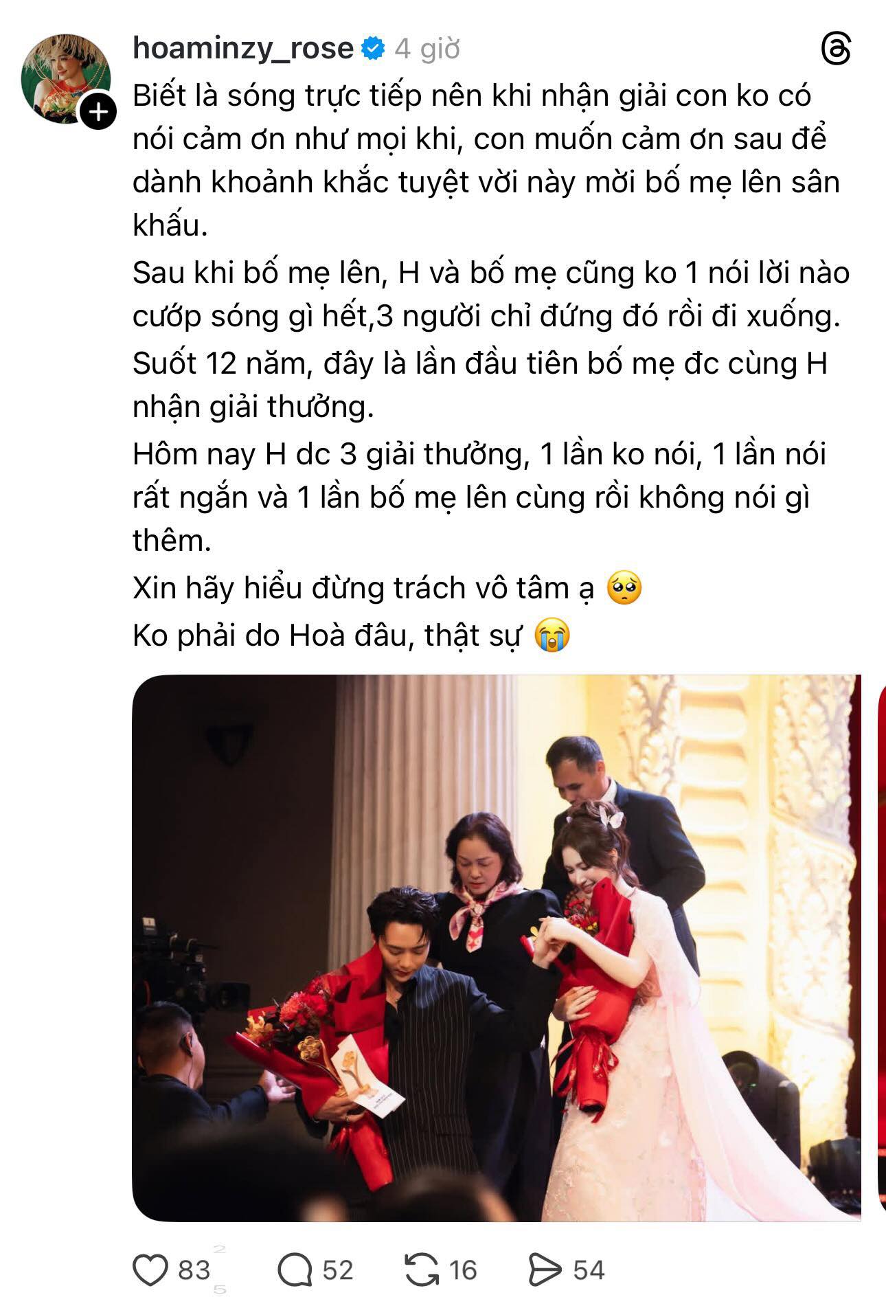 Oan cho Hòa Minzy - Ảnh 1.