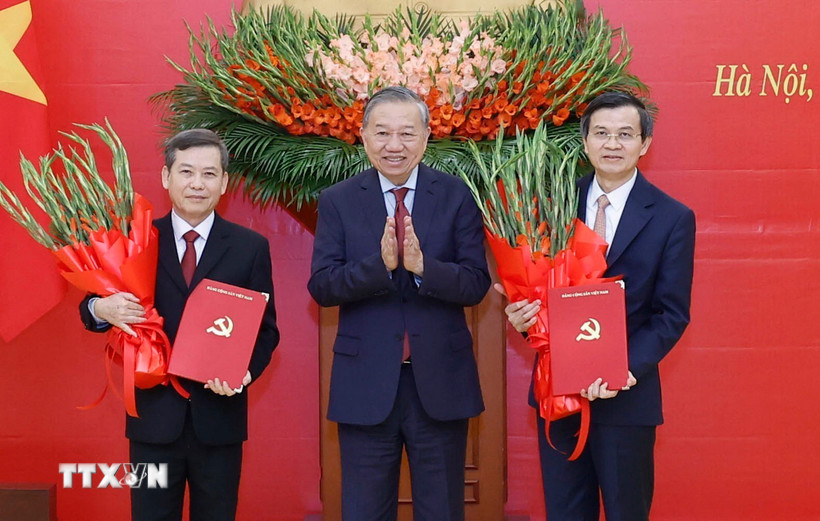 Bổ nhiệm Trưởng Ban Nội chính Trung ương và Giám đốc Học viện Chính trị quốc gia Hồ Chí Minh - Ảnh 1.