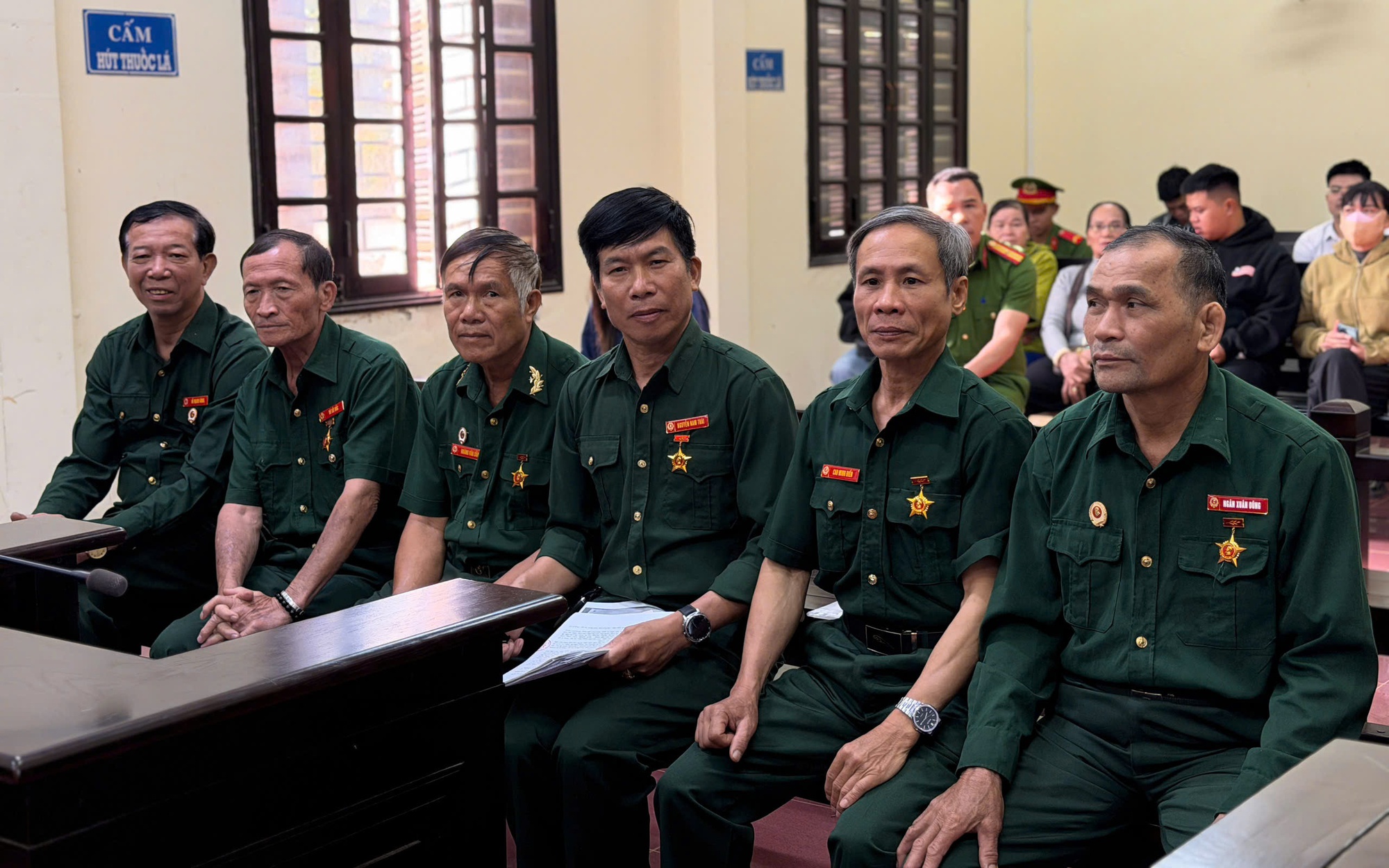 Vụ 6 cựu chiến binh kêu oan: Tòa tuyên án mức án bằng thời gian đã chấp hành