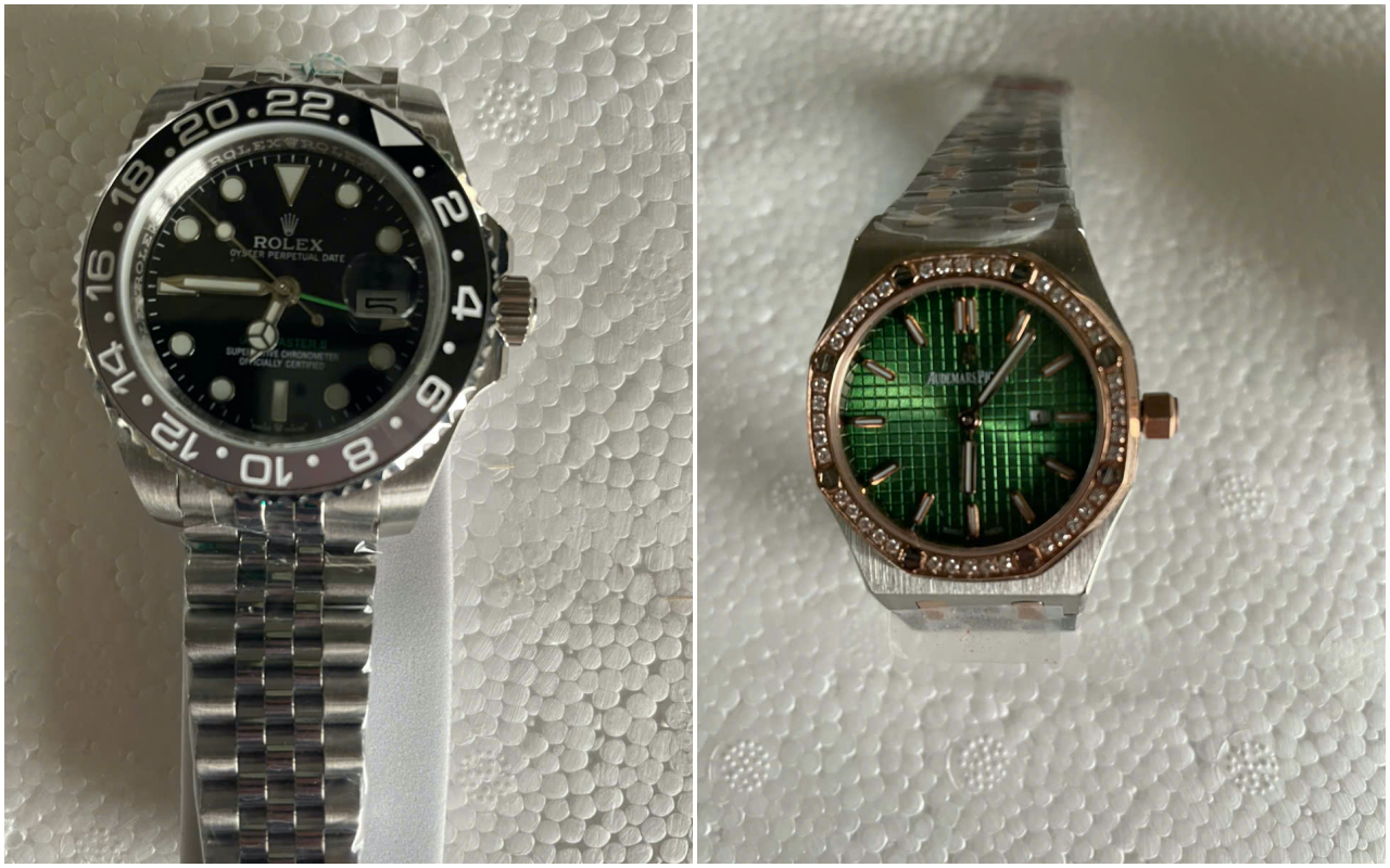 Phát hiện lô đồng hồ "nhái" thương hiệu Patek Philippe, Rolex, Hublot