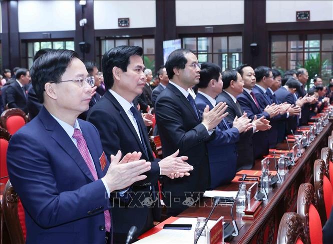 H&igrave;nh ảnh Tổng B&iacute; thư T&ocirc; L&acirc;m dự Lễ kỷ niệm 60 năm Ng&agrave;y truyền thống ng&agrave;nh Nội ch&iacute;nh Đảng  - Ảnh 11.