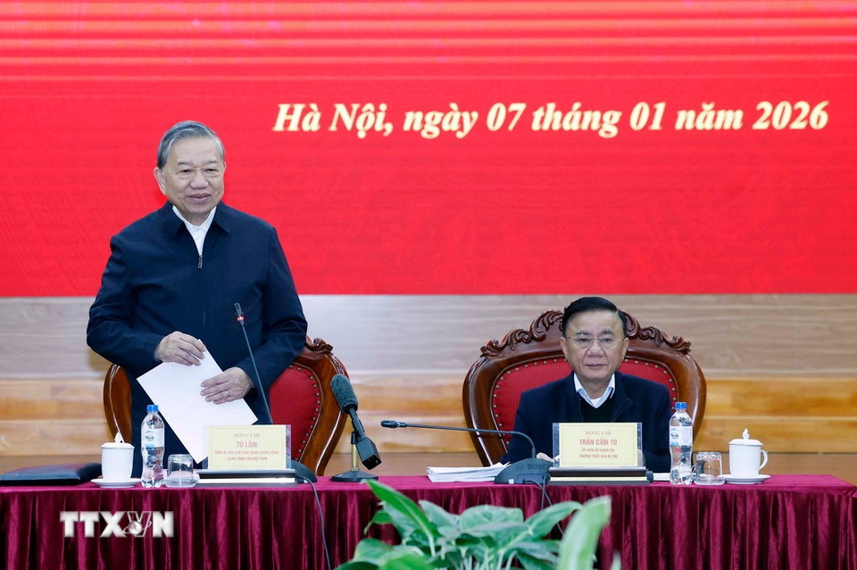 Tổng Bí thư Tô Lâm: Từ nhà nước "làm thay" sang "tạo điều kiện để xã hội và doanh nghiệp sáng tạo" - Ảnh 2.