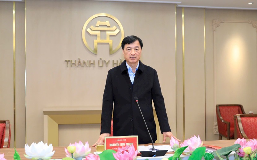 Bí thư Thành ủy Hà Nội Nguyễn Duy Ngọc: Đẩy nhanh tiến độ điều tra, xử lý 5 vụ án, vụ việc lớn