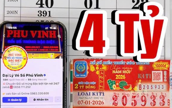 Xổ số miền Nam: Chiều 8-1, lộ diện thêm thanh niên trúng độc đắc