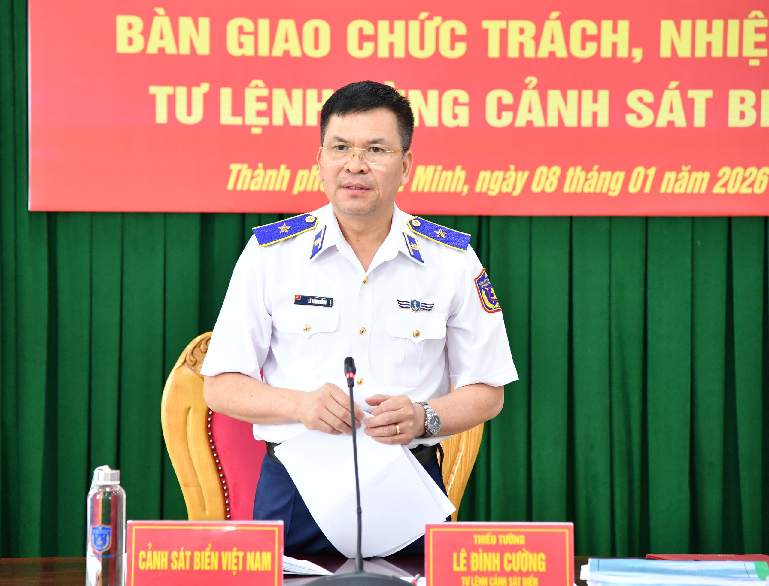 Đại t&aacute; Trần Xu&acirc;n Lương giữ chức Tư lệnh V&ugrave;ng Cảnh s&aacute;t biển 3 - Ảnh 1.