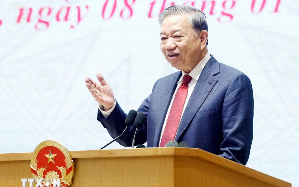 Tổng Bí thư: Chuyển mạnh và thực chất từ tư duy "quản lý" sang "kiến tạo phát triển"