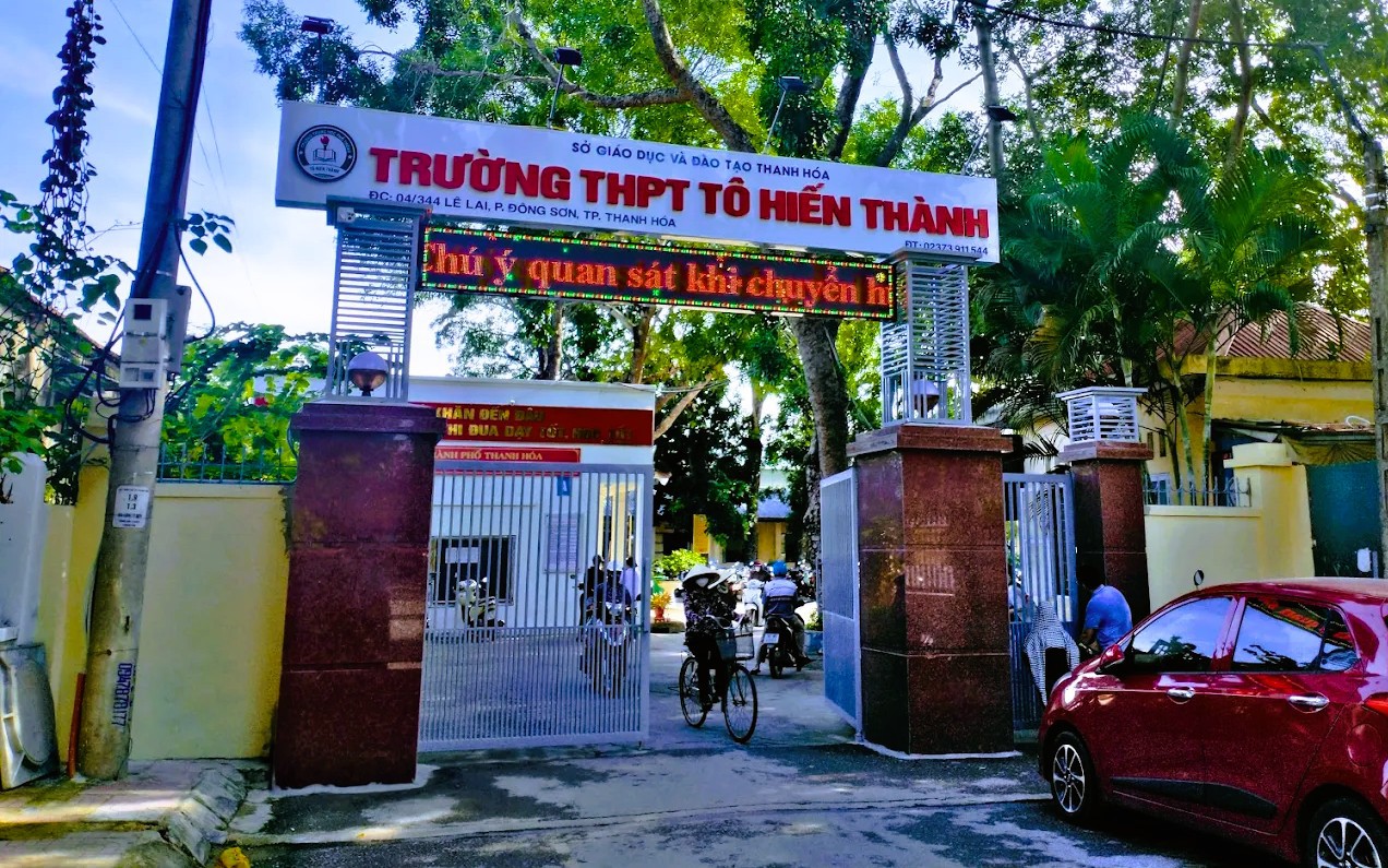 Trường THPT Tô Hiến Thành nói gì về nguyên nhân vụ sửa 126 điểm số?