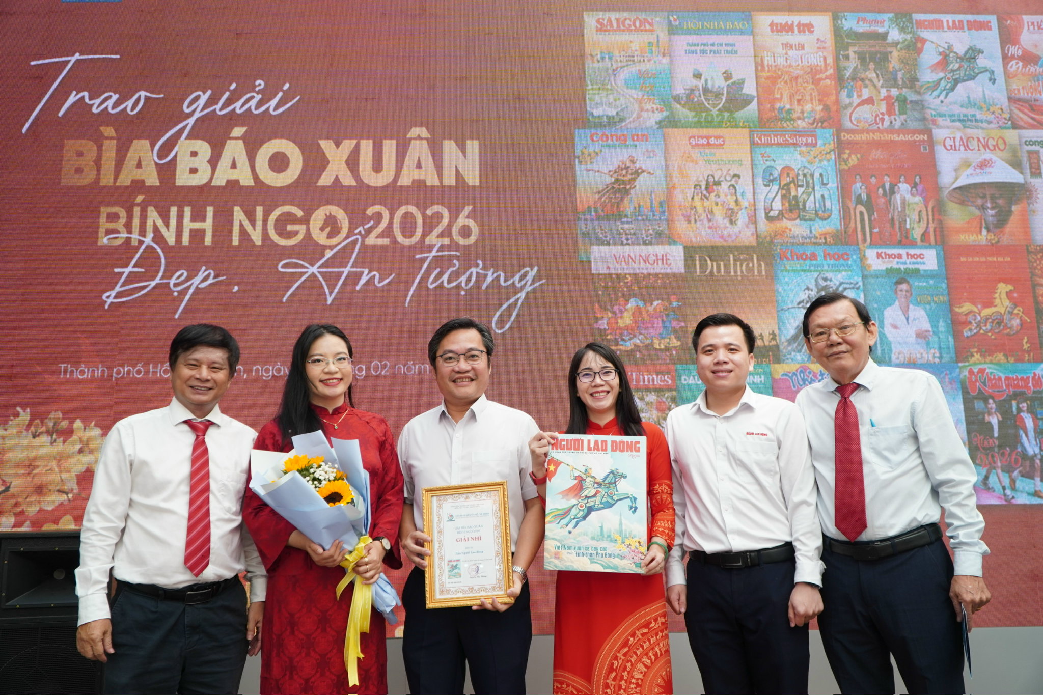 Báo Người Lao Động đoạt giải Nhì Bìa Báo Xuân Bính Ngọ 2026 - Ảnh 3.