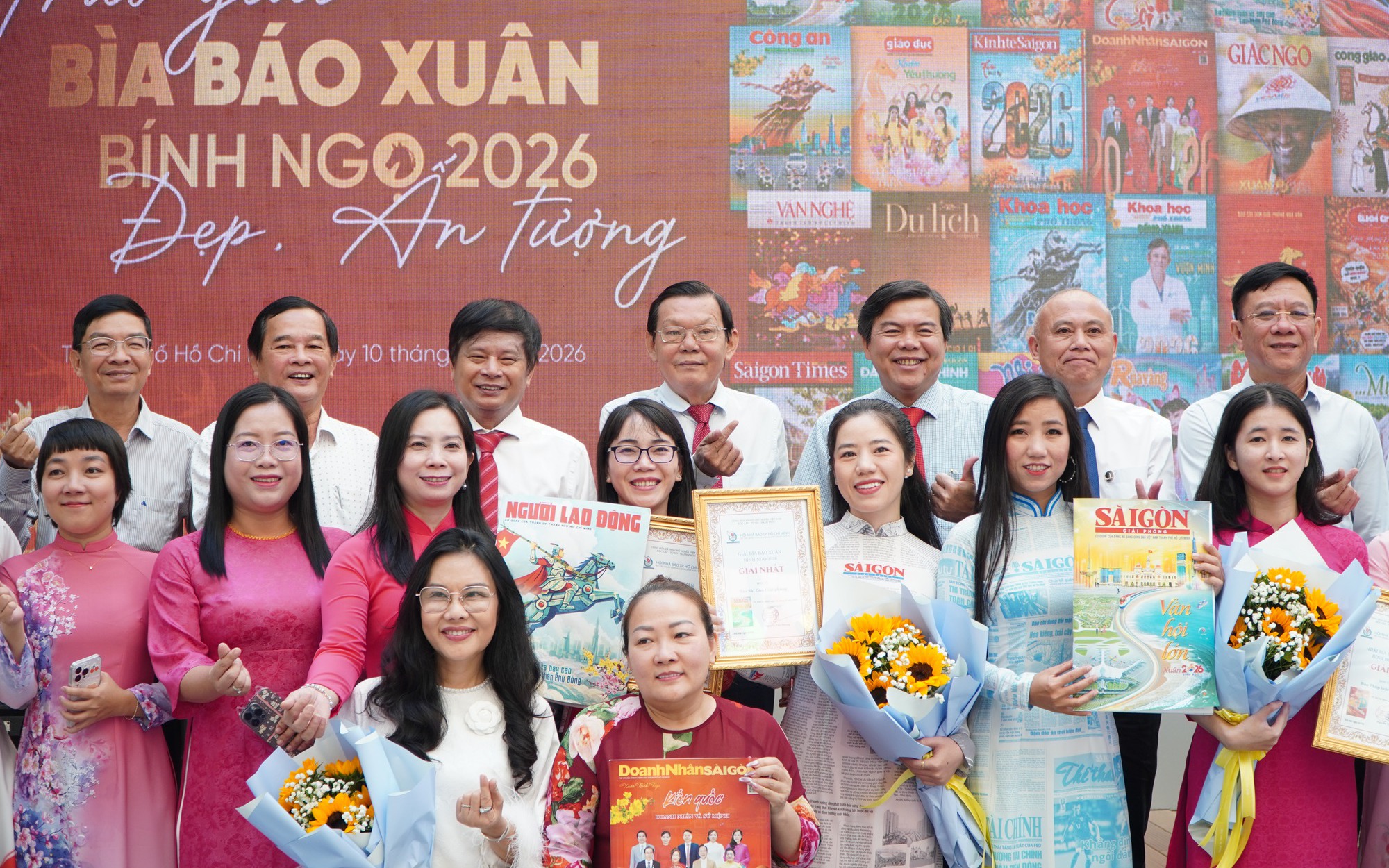 Báo Người Lao Động đoạt giải Nhì bìa báo Xuân Bính Ngọ 2026