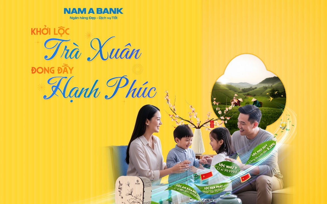 Nam A Bank triển khai chuỗi ưu đãi đón Tết Bính Ngọ 2026