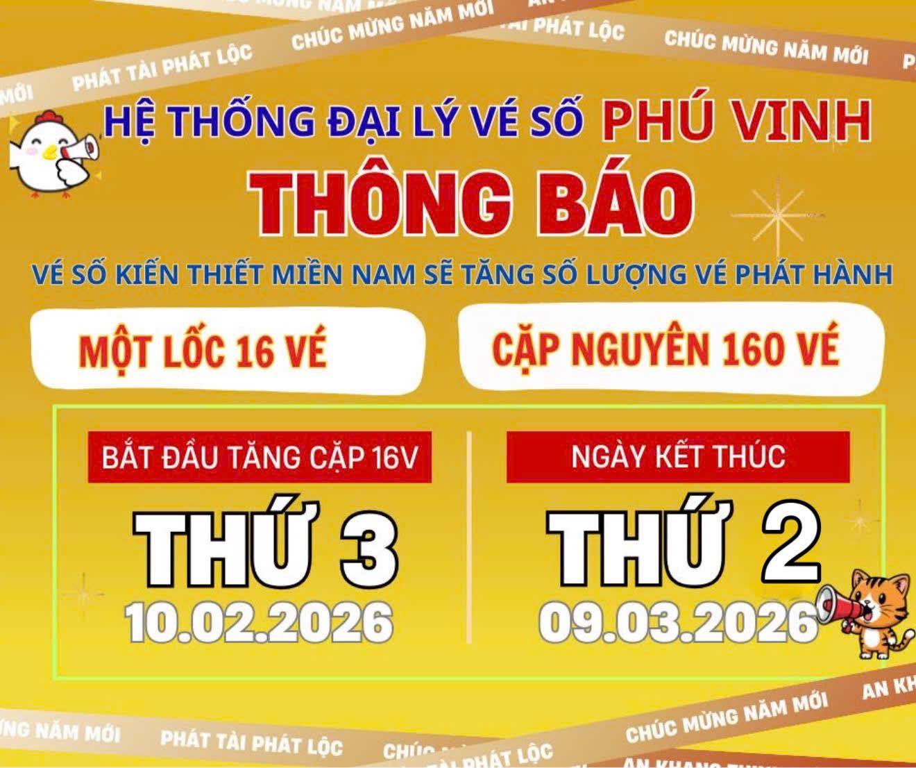 Xổ số miền Nam tăng giải độc đắc l&ecirc;n 32 tỉ đồng ng&agrave;y 10 - 2 - 2026 - Ảnh 2.