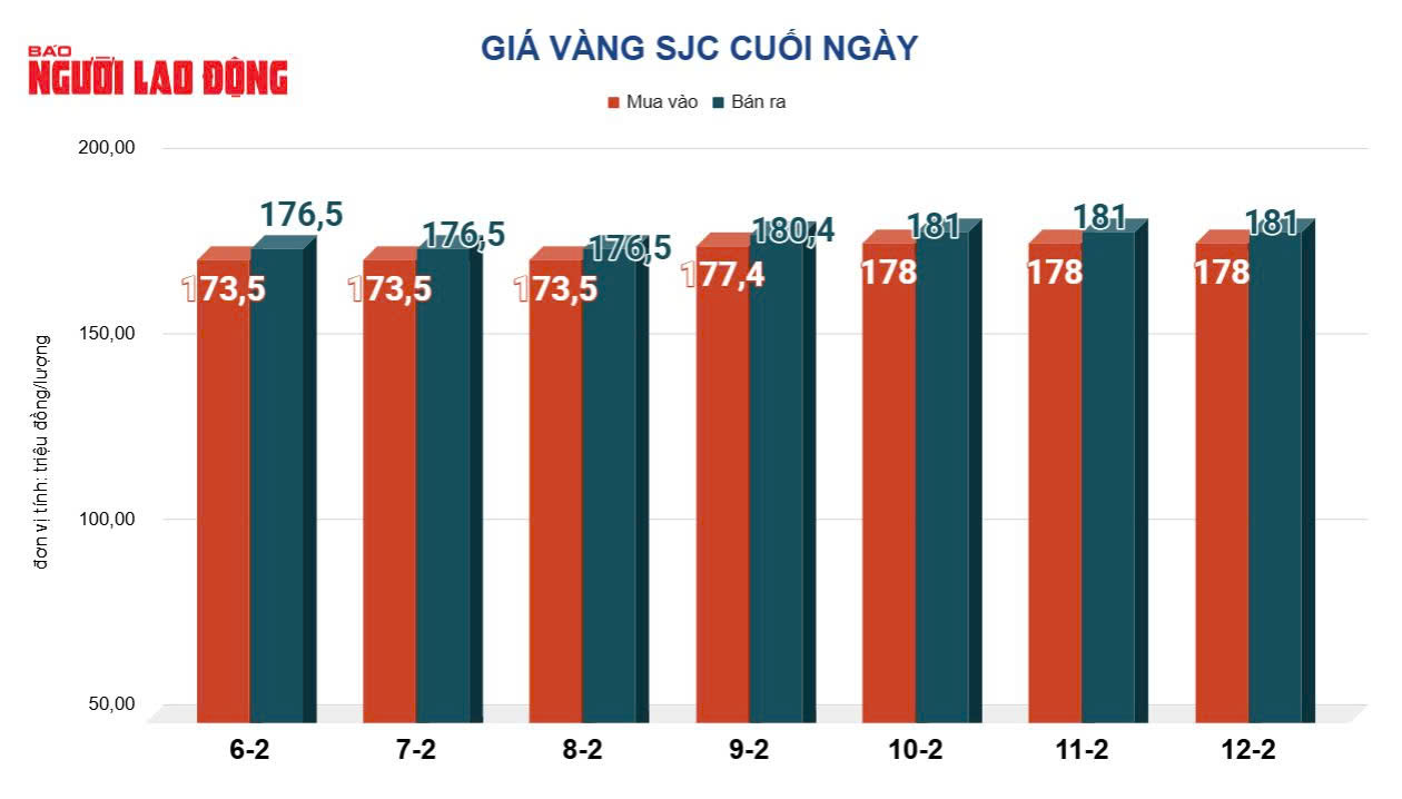 Gi&aacute; v&agrave;ng h&ocirc;m nay 13-2: Giảm thẳng đứng - Ảnh 2.