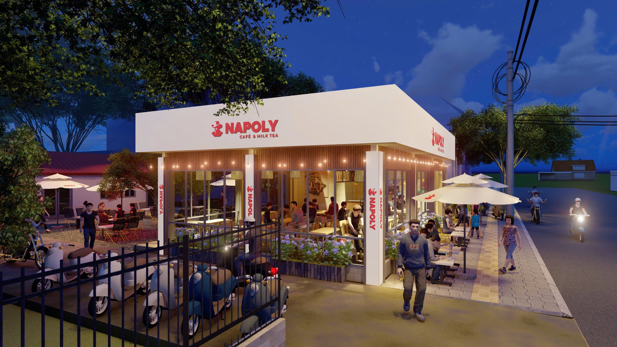 Napoly Coffee khai trương qu&aacute;n c&agrave; ph&ecirc; nhượng quyền đầu ti&ecirc;n tại Campuchia - Ảnh 1.