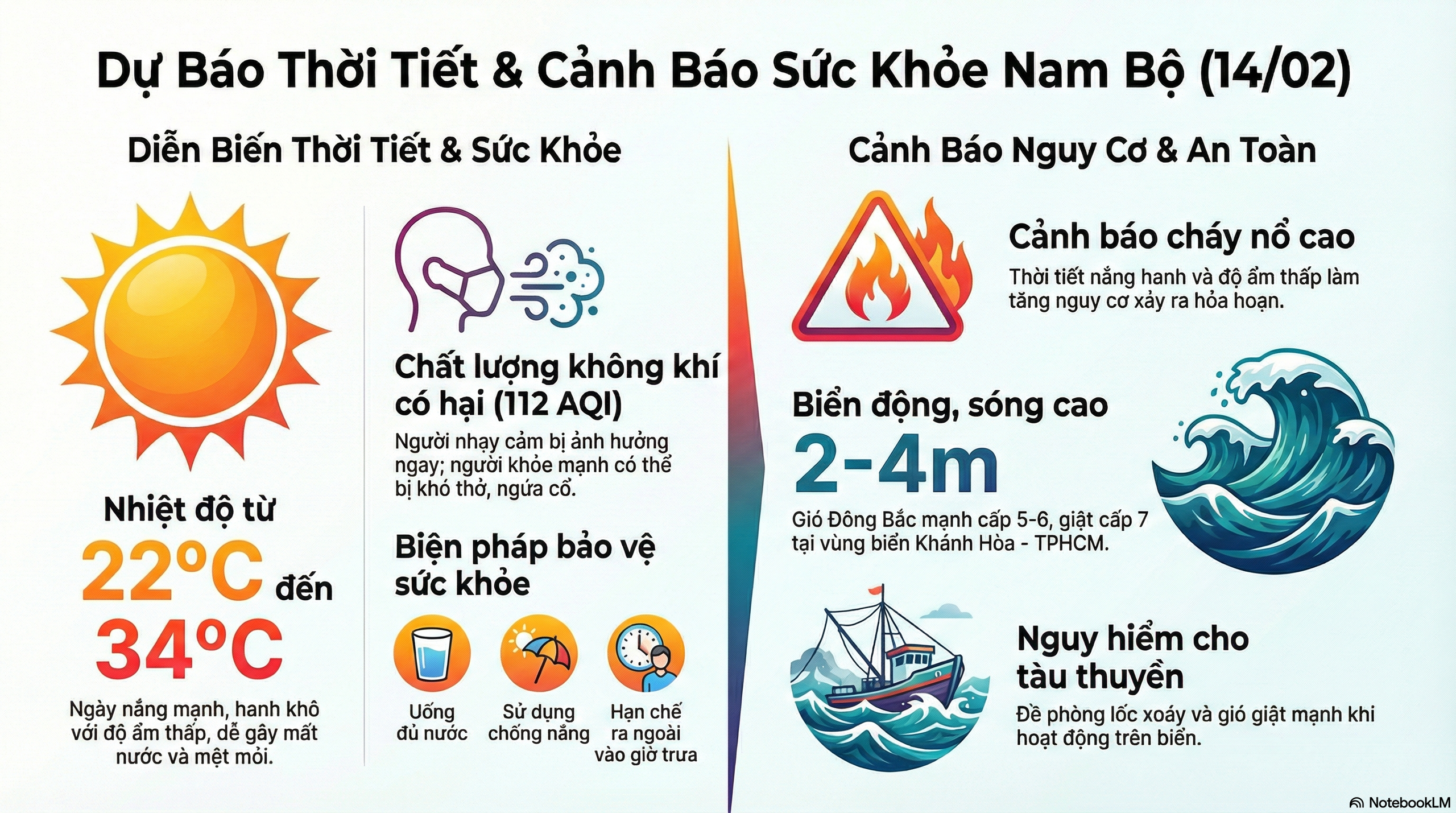 Dự b&aacute;o thời tiết h&ocirc;m nay, 14-2: TPHCM v&agrave; Nam Bộ nắng mạnh, chiều tối c&oacute; mưa - Ảnh 2.