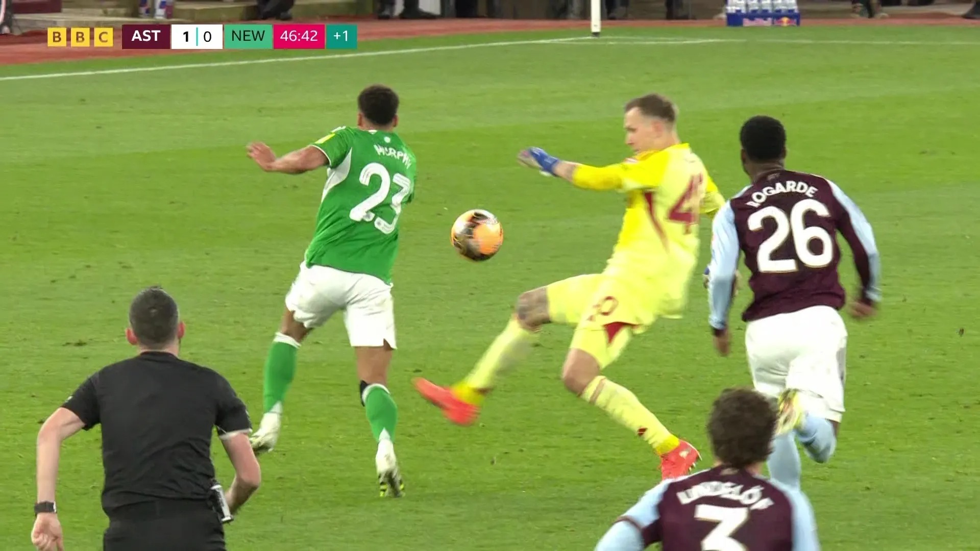 Cận cảnh tấm thẻ đỏ &ldquo;đi&ecirc;n rồ&rdquo; của thủ m&ocirc;n Aston Villa - Ảnh 3.