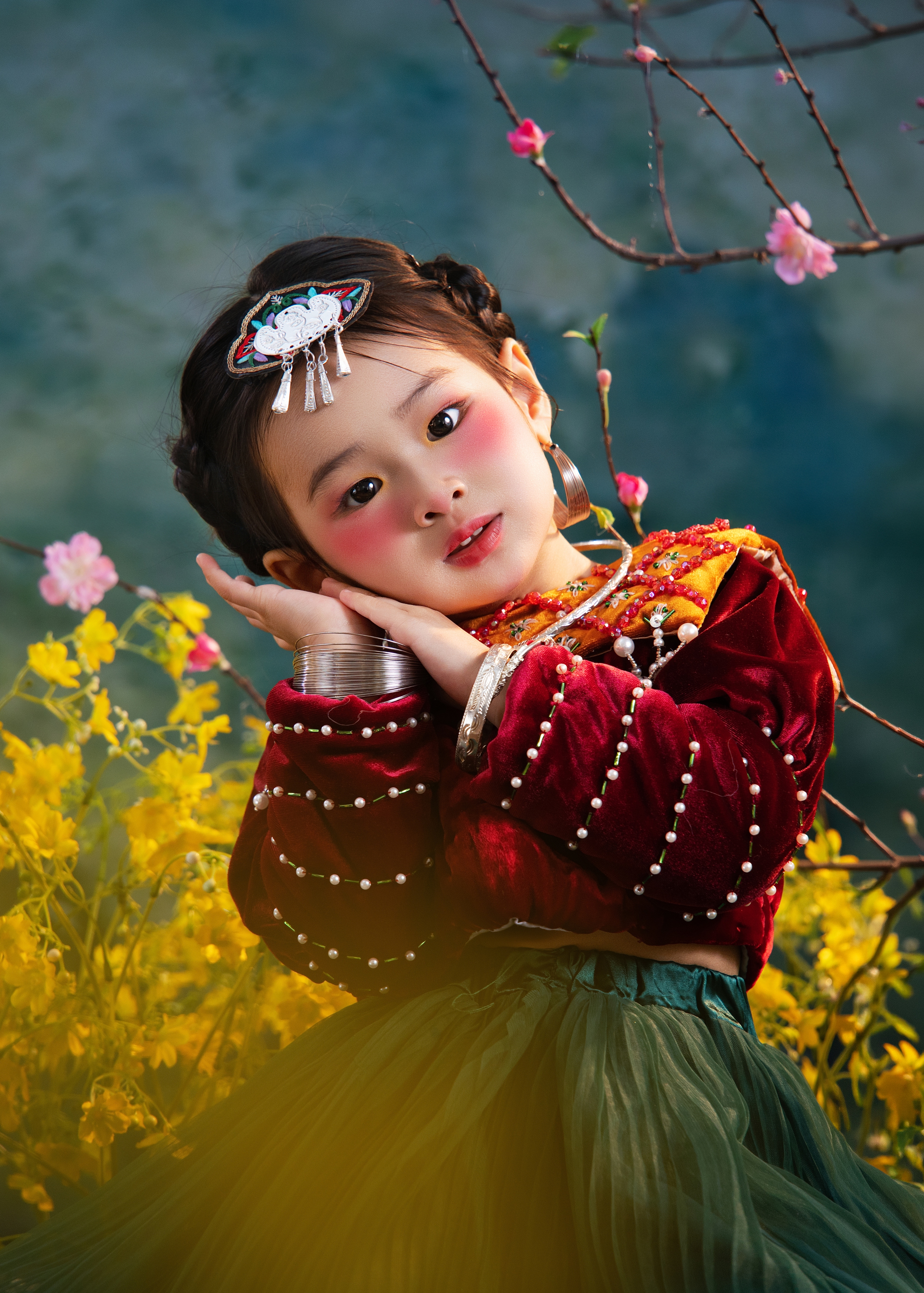 "Tan chảy" với bộ ảnh chào đón năm mới của ái nữ nhà Á hậu Trúc Ny - Ảnh 2.