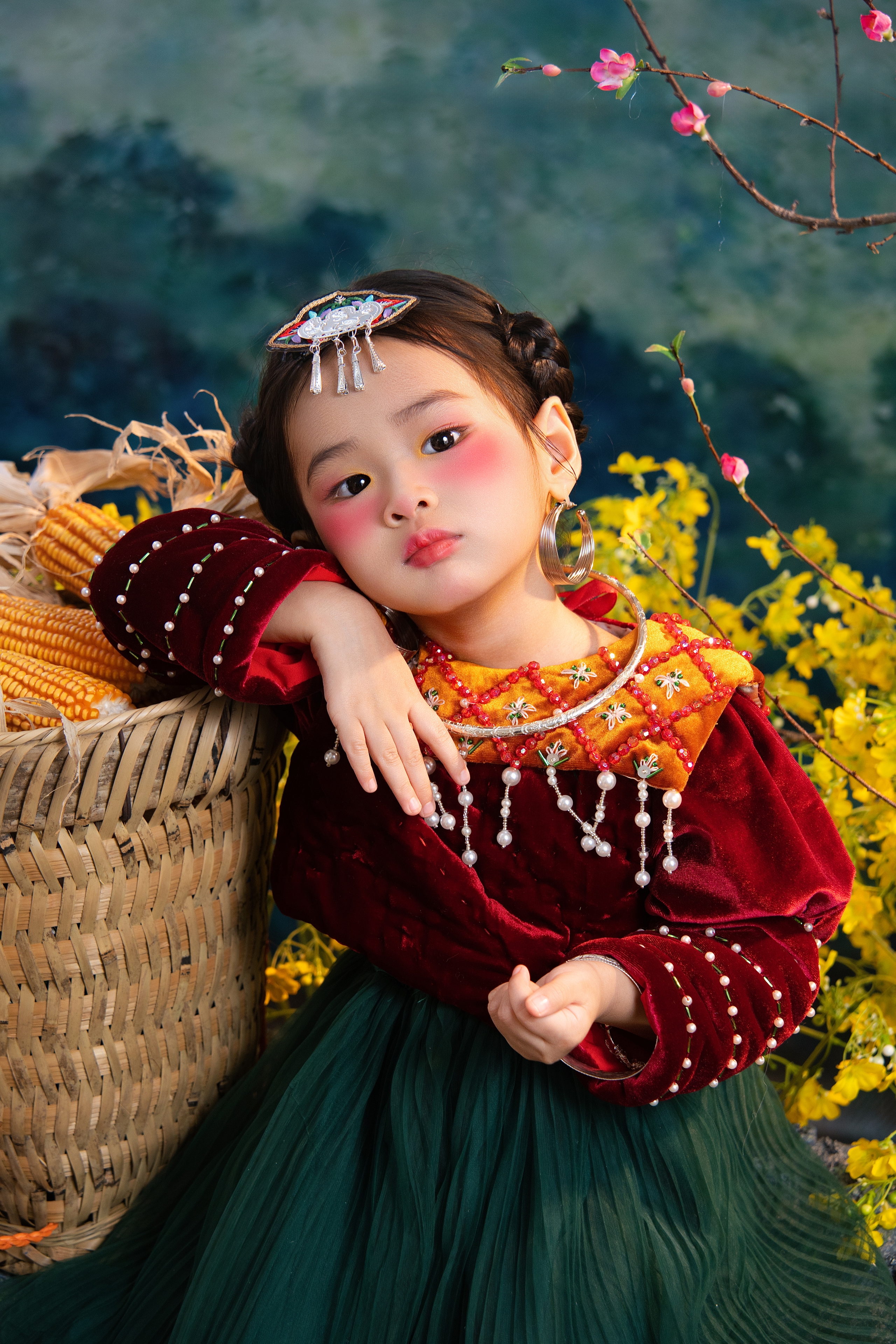 "Tan chảy" với bộ ảnh chào đón năm mới của ái nữ nhà Á hậu Trúc Ny - Ảnh 1.