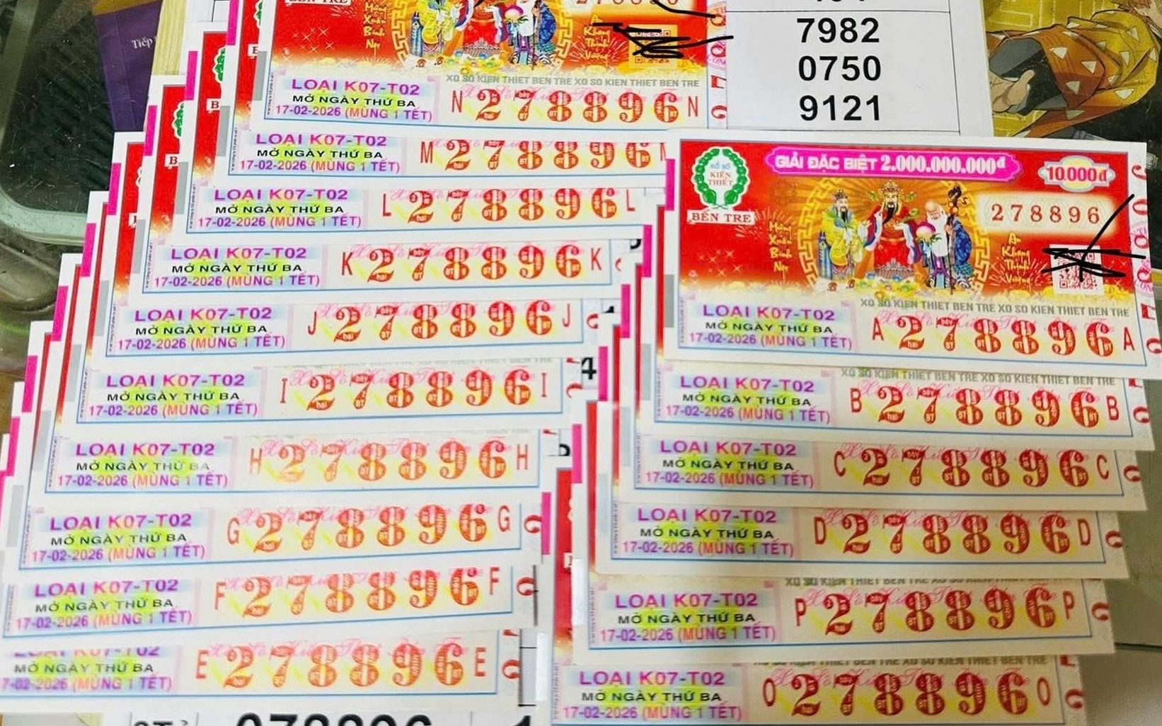Bất ngờ với 3 giải độc đắc của xổ số miền Nam ngày mùng 1 Tết