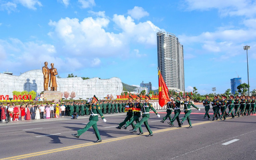 Gia Lai lần đầu tổ chức lễ thượng cờ sáng Mùng 1 Tết