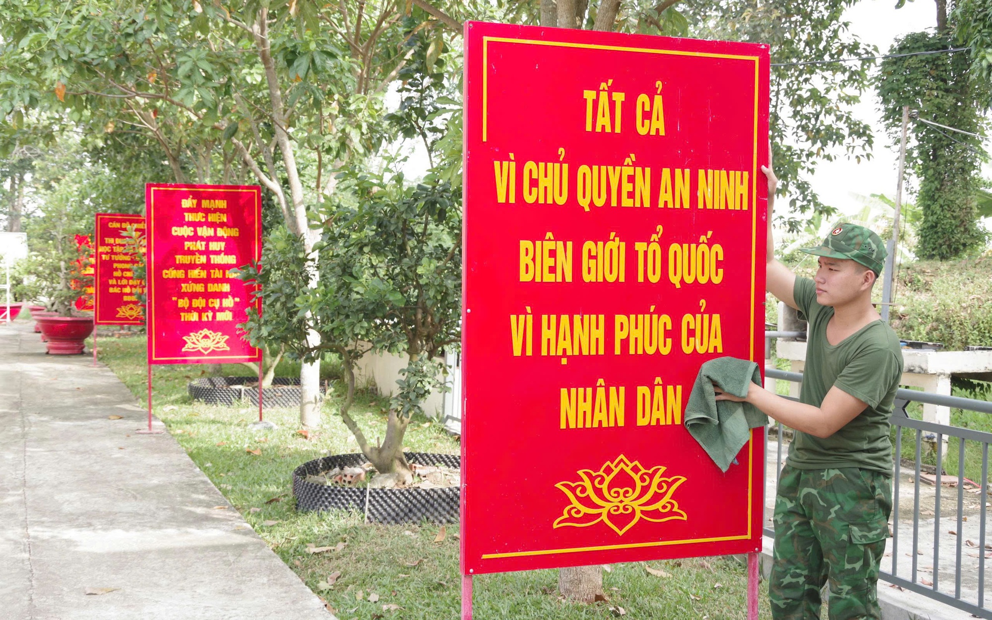 Ấm áp Xuân biên cương ở Tây Ninh