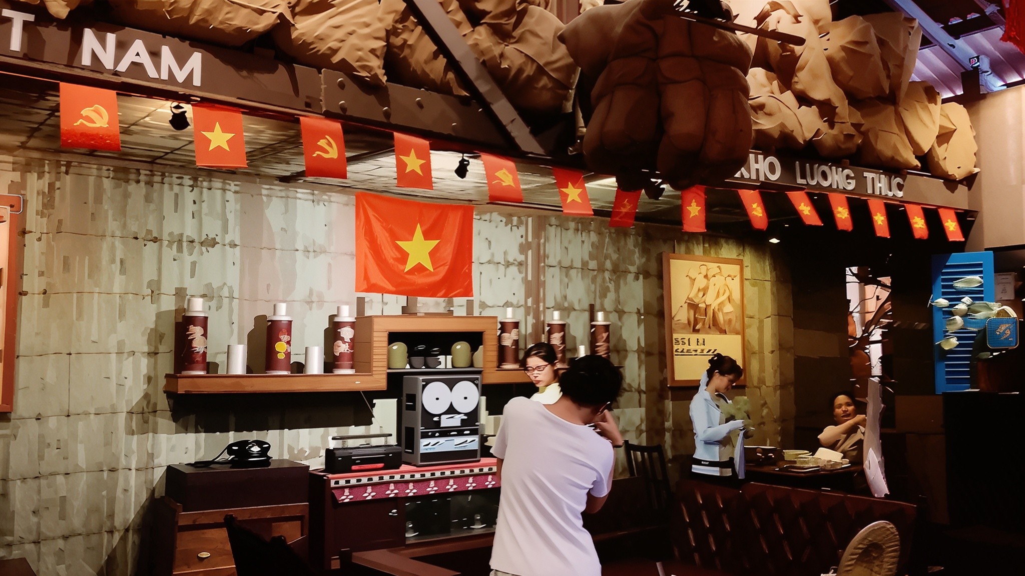 Giới trẻ check-in Tết giữa "không gian hoài niệm" - Ảnh 2.