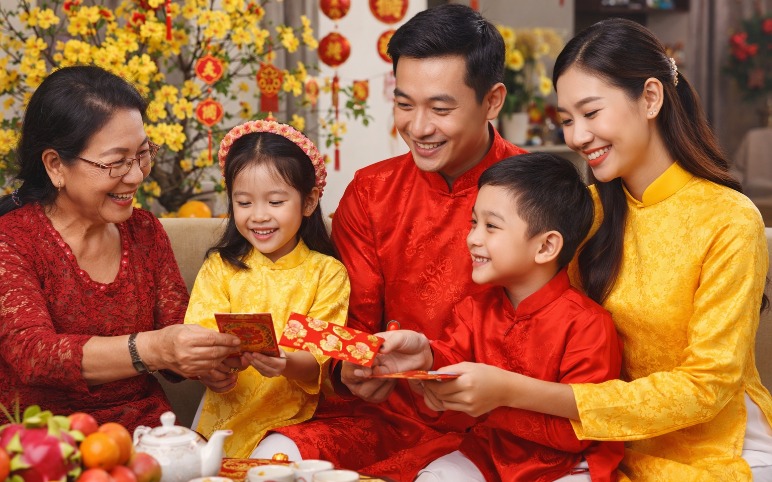 Lì xì Tết: Từ truyền thống đến chuyển khoản