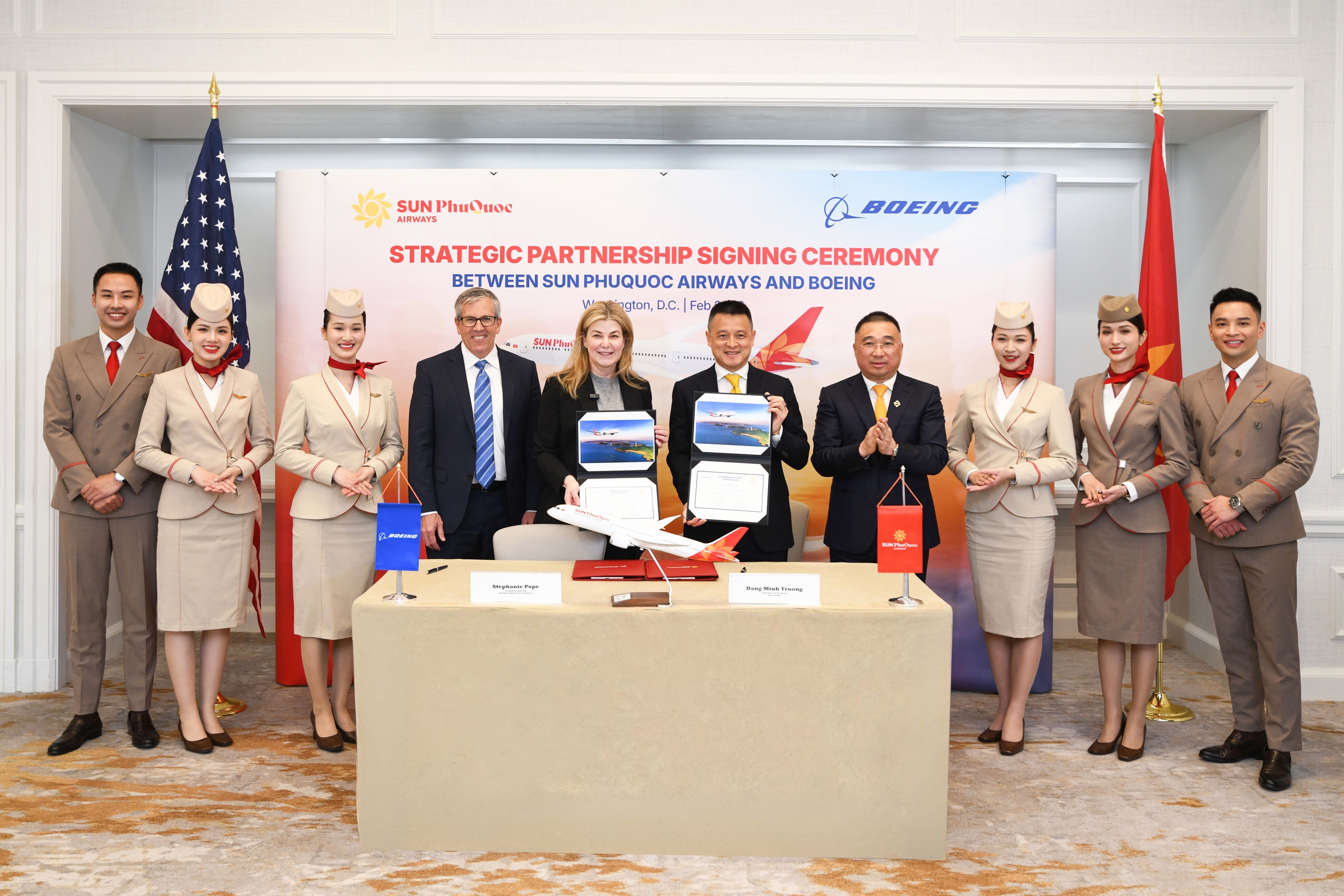 Sun PhuQuoc Airways v&agrave; Boeing k&yacute; thỏa thuận mua 40 "si&ecirc;u m&aacute;y bay" Boeing 787-9 Dreamliner - Ảnh 3.