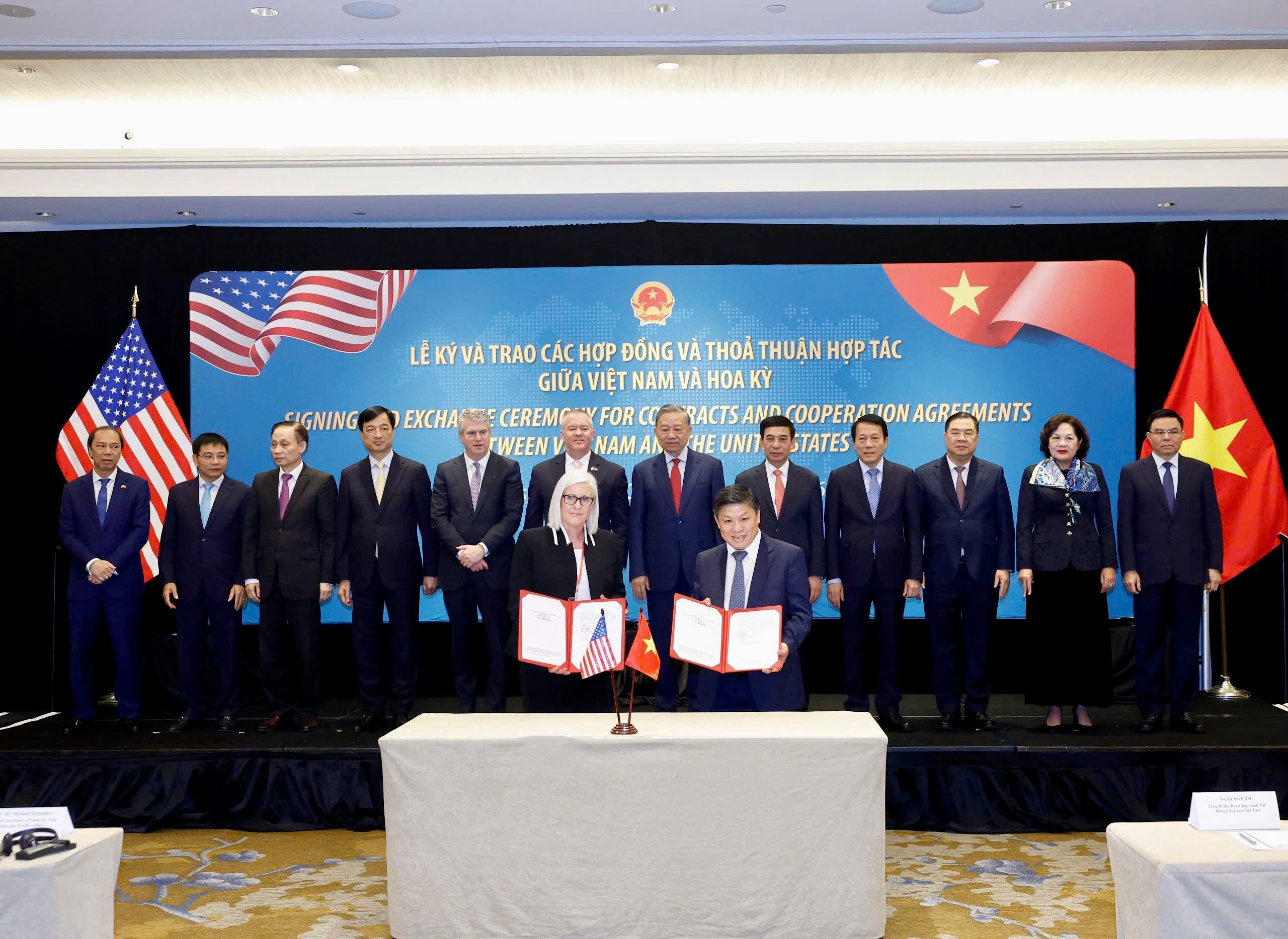 Tổng Bí thư chứng kiến lễ ký và trao các hợp đồng, thỏa thuận hợp tác của Việt Nam và Mỹ - Ảnh 2.