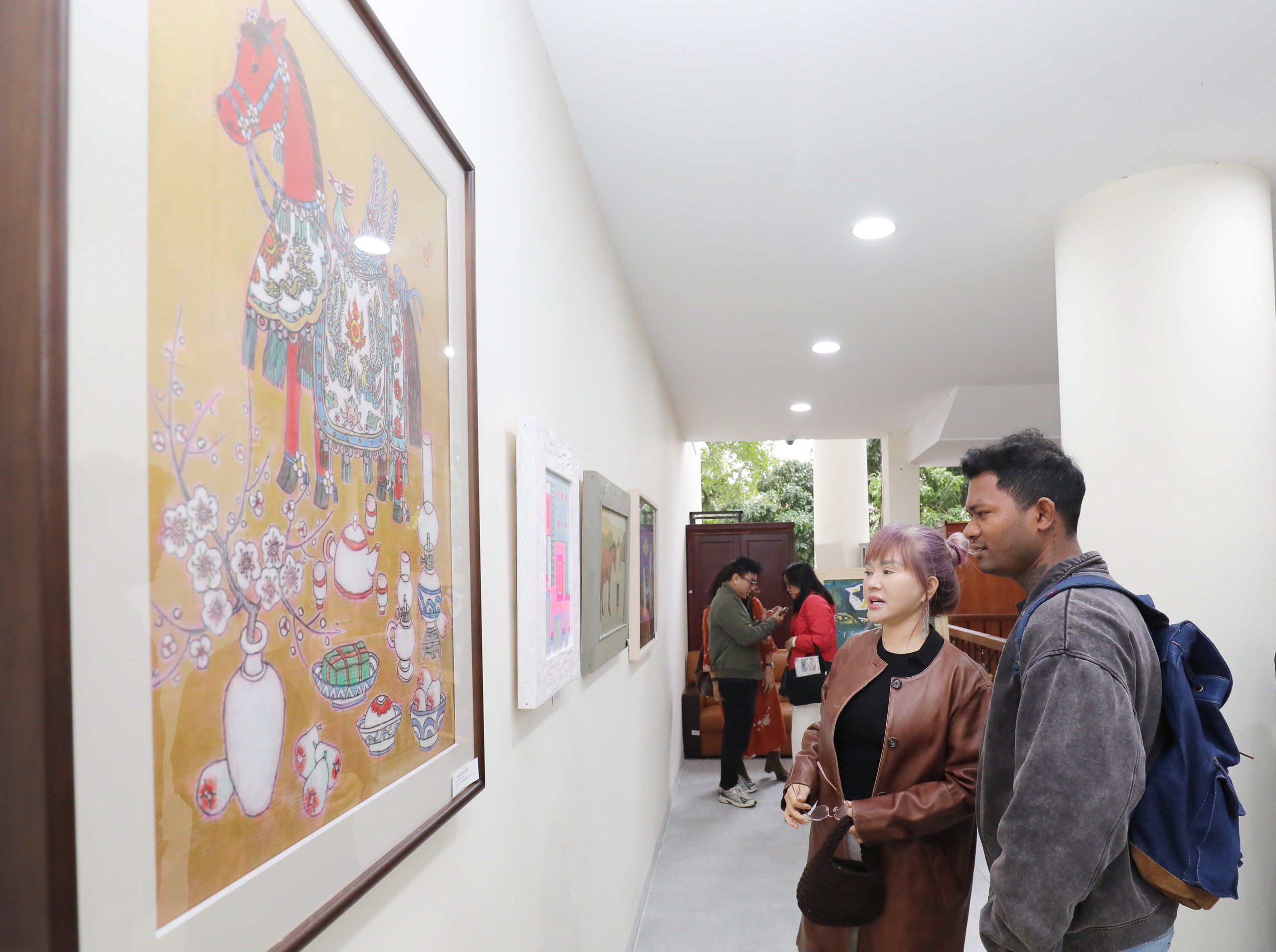 30 tác phẩm "Ngựa Xuân" đặc sắc hội tụ trong triển lãm chào năm mới Bính Ngọ - Ảnh 7.