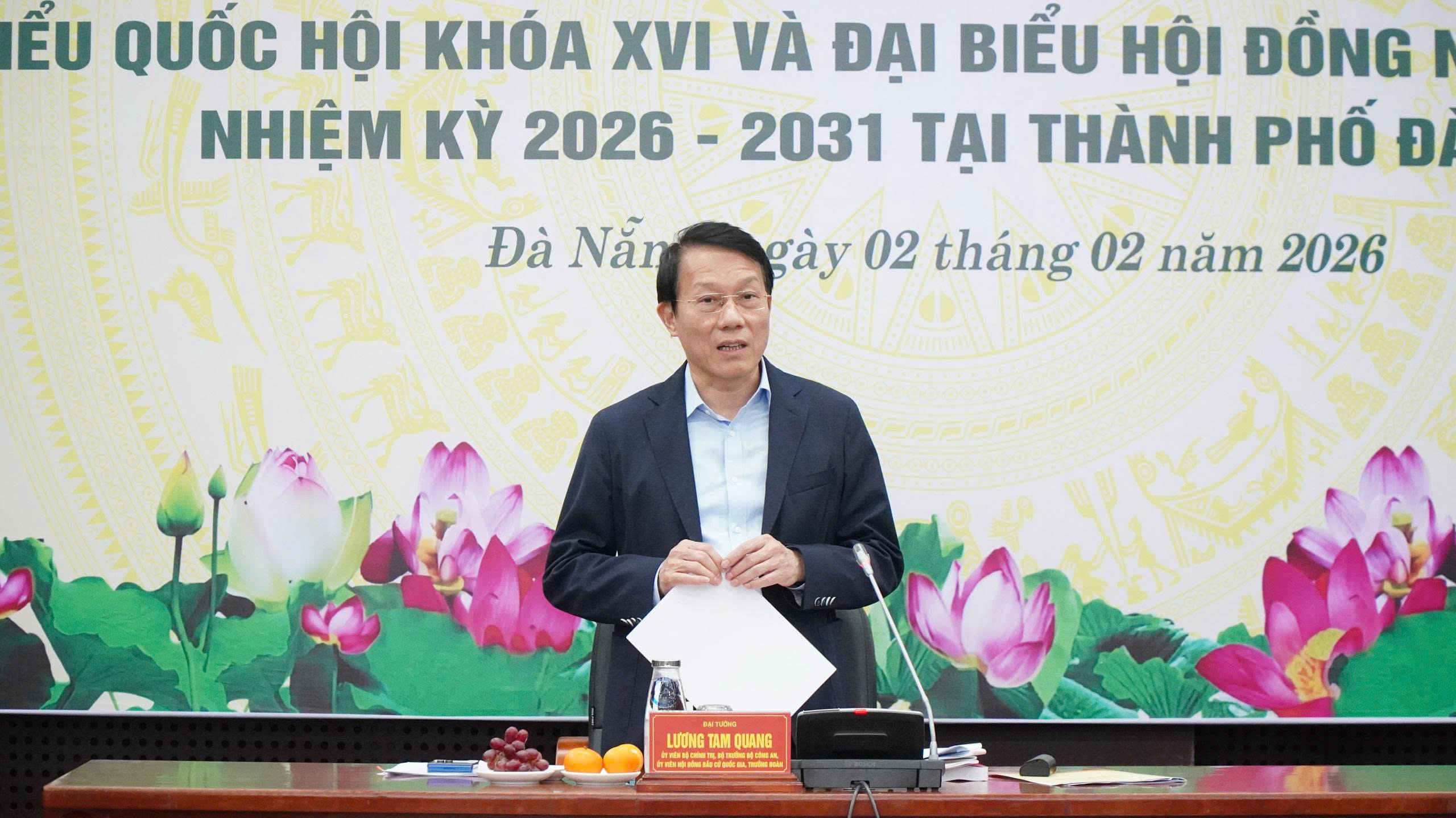 Đại tướng Lương Tam Quang kiểm tra công tác bầu cử tại Đà Nẵng năm 2026 - Ảnh 2.