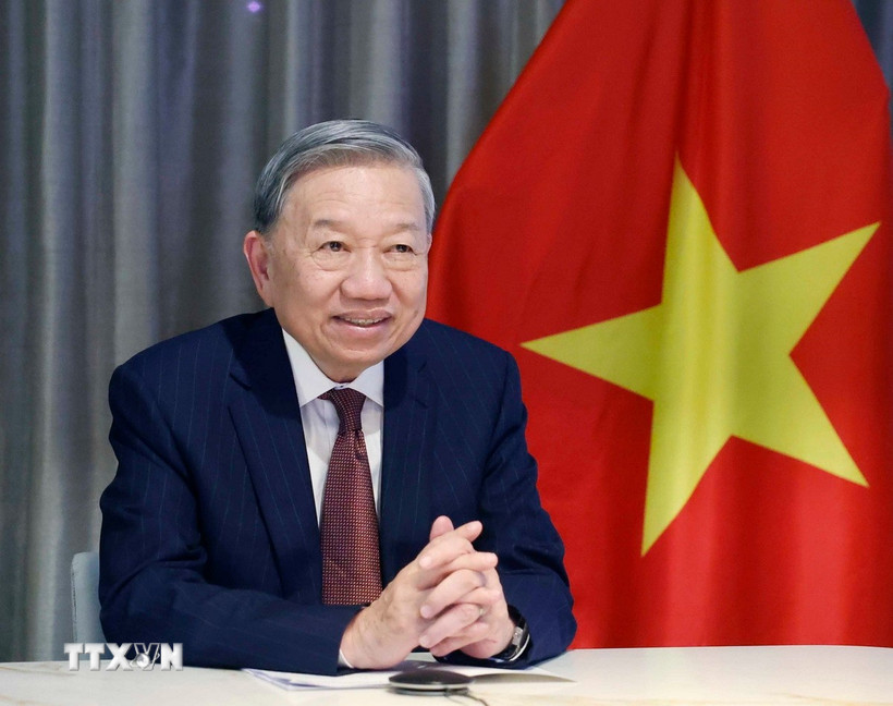 Tổng B&iacute; thư T&ocirc; L&acirc;m điện đ&agrave;m với nguy&ecirc;n Thượng nghị sỹ Mỹ Patrick Leahy - Ảnh 1.