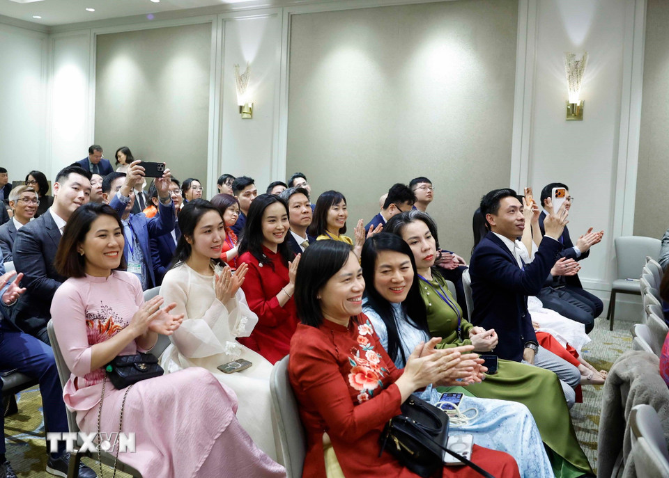 Tổng Bí thư Tô Lâm gặp gỡ bà con cộng đồng và các cơ quan đại diện Việt Nam tại Mỹ - Ảnh 8.