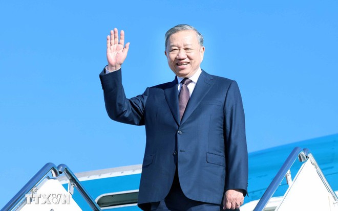 Tổng Bí thư Tô Lâm kết thúc chuyến tham dự Cuộc họp Khai mạc Hội đồng Hòa bình về Gaza tại Mỹ