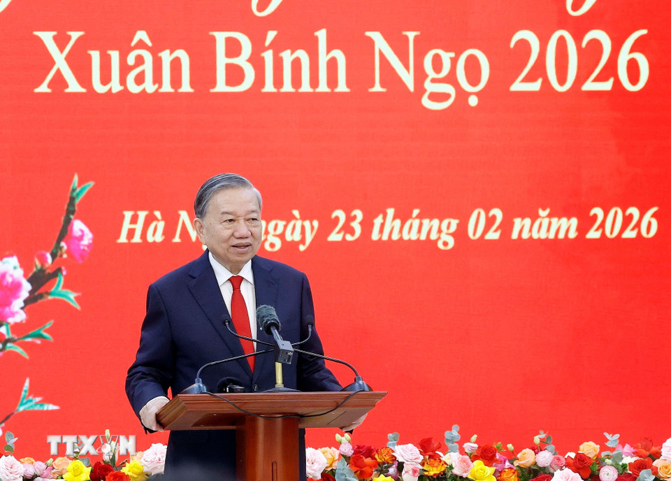 Tổng B&iacute; thư T&ocirc; L&acirc;m: Bắt tay ngay v&agrave;o c&ocirc;ng việc, bảo đảm sự li&ecirc;n tục, th&ocirc;ng suốt - Ảnh 2.