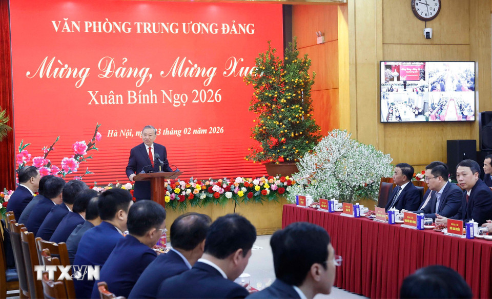Tổng B&iacute; thư T&ocirc; L&acirc;m: Bắt tay ngay v&agrave;o c&ocirc;ng việc, bảo đảm sự li&ecirc;n tục, th&ocirc;ng suốt - Ảnh 6.