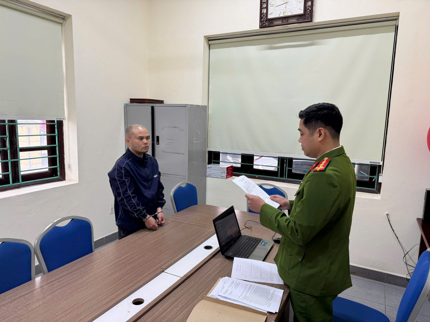 Bắt đối tượng cướp tiệm v&agrave;ng Ngọc Oanh tại Quảng Ninh năm 2026 - Ảnh 1.