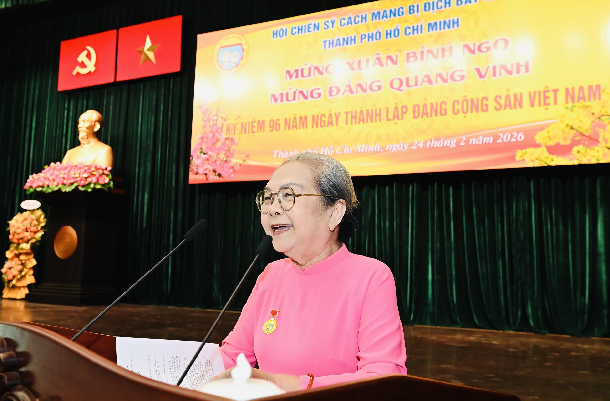 Hội Chiến sĩ c&aacute;ch mạng bị địch bắt t&ugrave; đ&agrave;y TPHCM họp mặt mừng Xu&acirc;n, mừng Đảng - Ảnh 2.