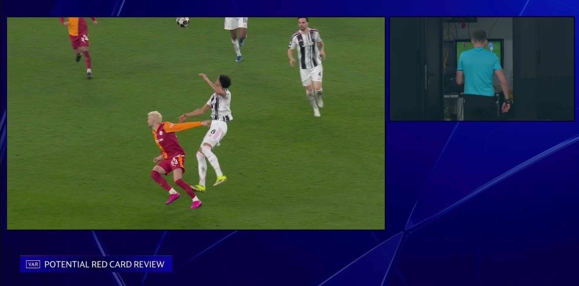 T&igrave;nh huống hiếm thấy trong trận Juventus bị loại đi&ecirc;n rồ ở Champions League - Ảnh 1.