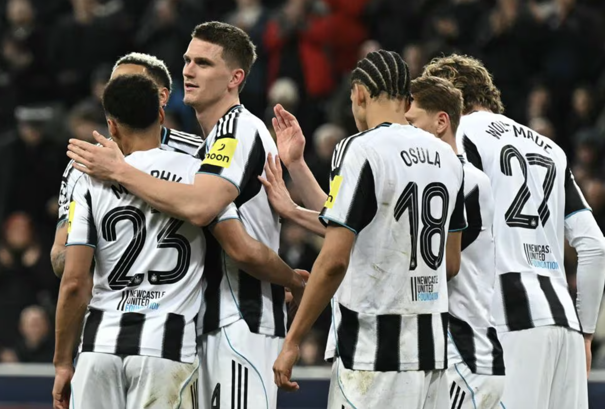 Mưa b&agrave;n thắng của Newcastle tiễn Qarabag rời Champions League - Ảnh 4.
