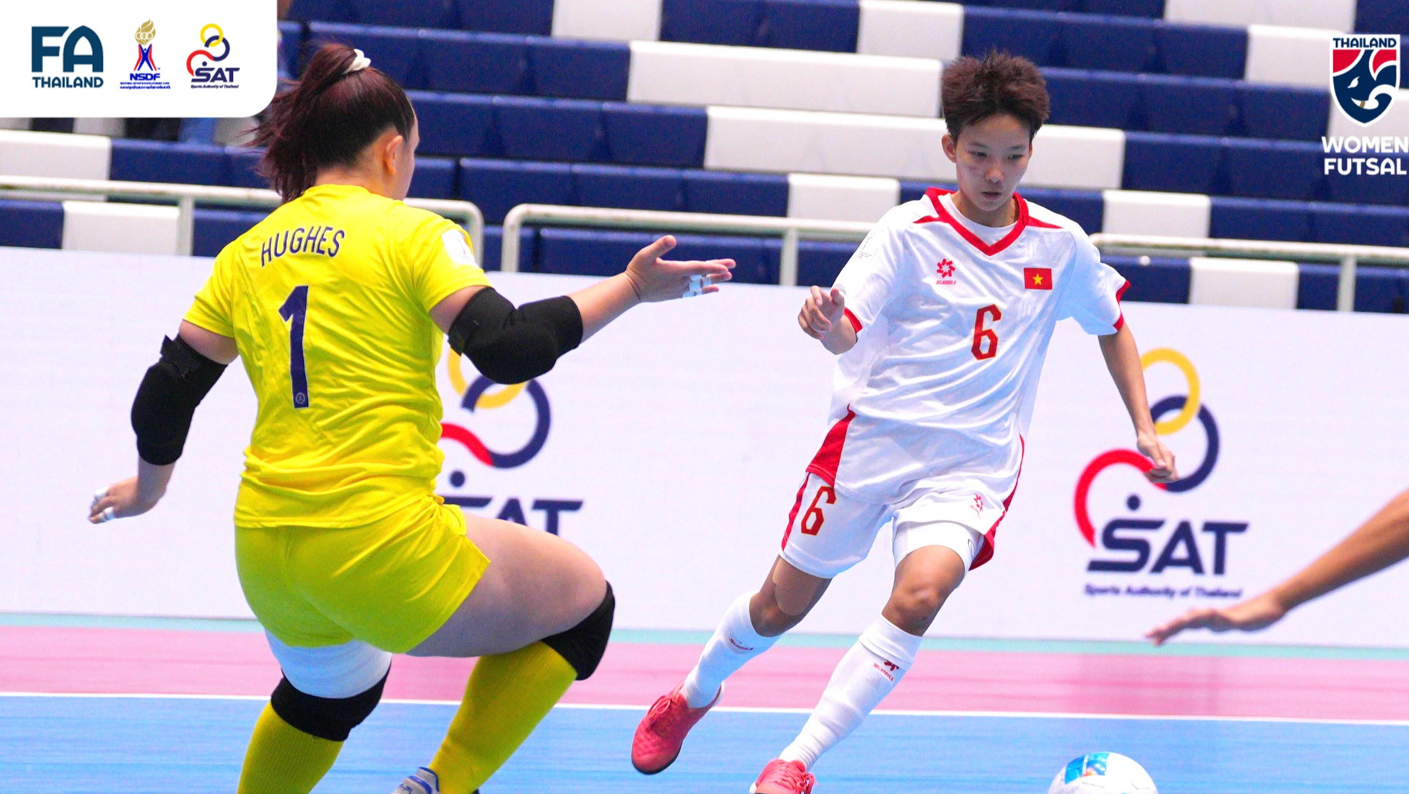 Tuyển nữ futsal Việt Nam thắng Philippines tiếp tục hành trình bảo vệ ngôi hậu Đông Nam Á - Ảnh 1.