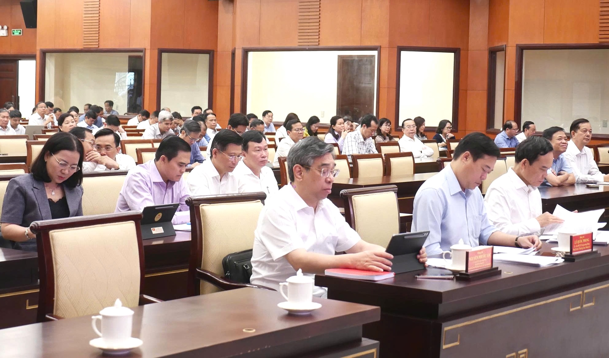 TPHCM: Gần 90.000 c&aacute;n bộ, đảng vi&ecirc;n dự hội nghị to&agrave;n quốc qu&aacute;n triệt Nghị quyết 79 v&agrave; Nghị quyết 80  - Ảnh 2.