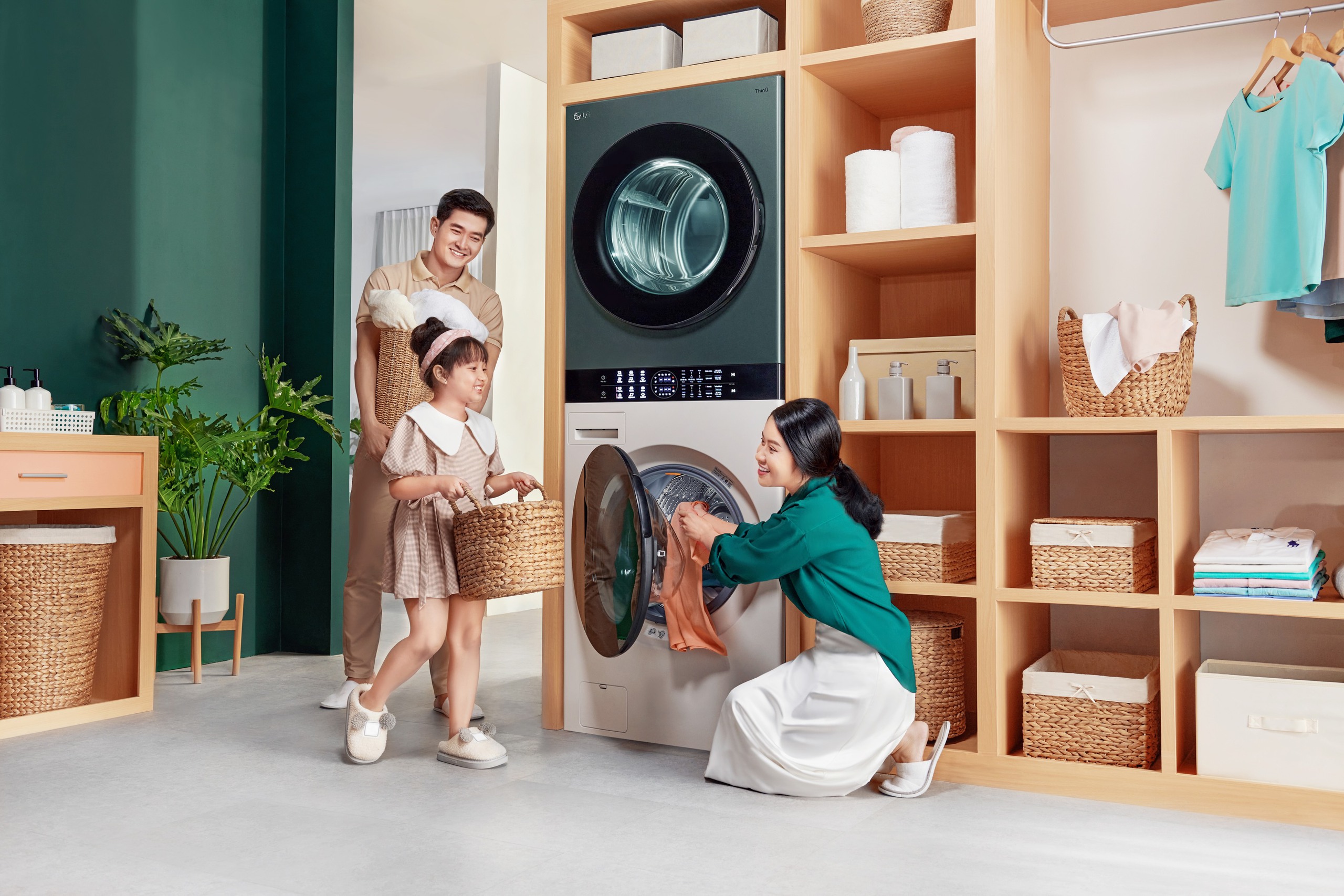 LG bền bỉ dẫn đầu thị trường giặt sấy Việt Nam 9 năm liên tiếp - Ảnh 1.