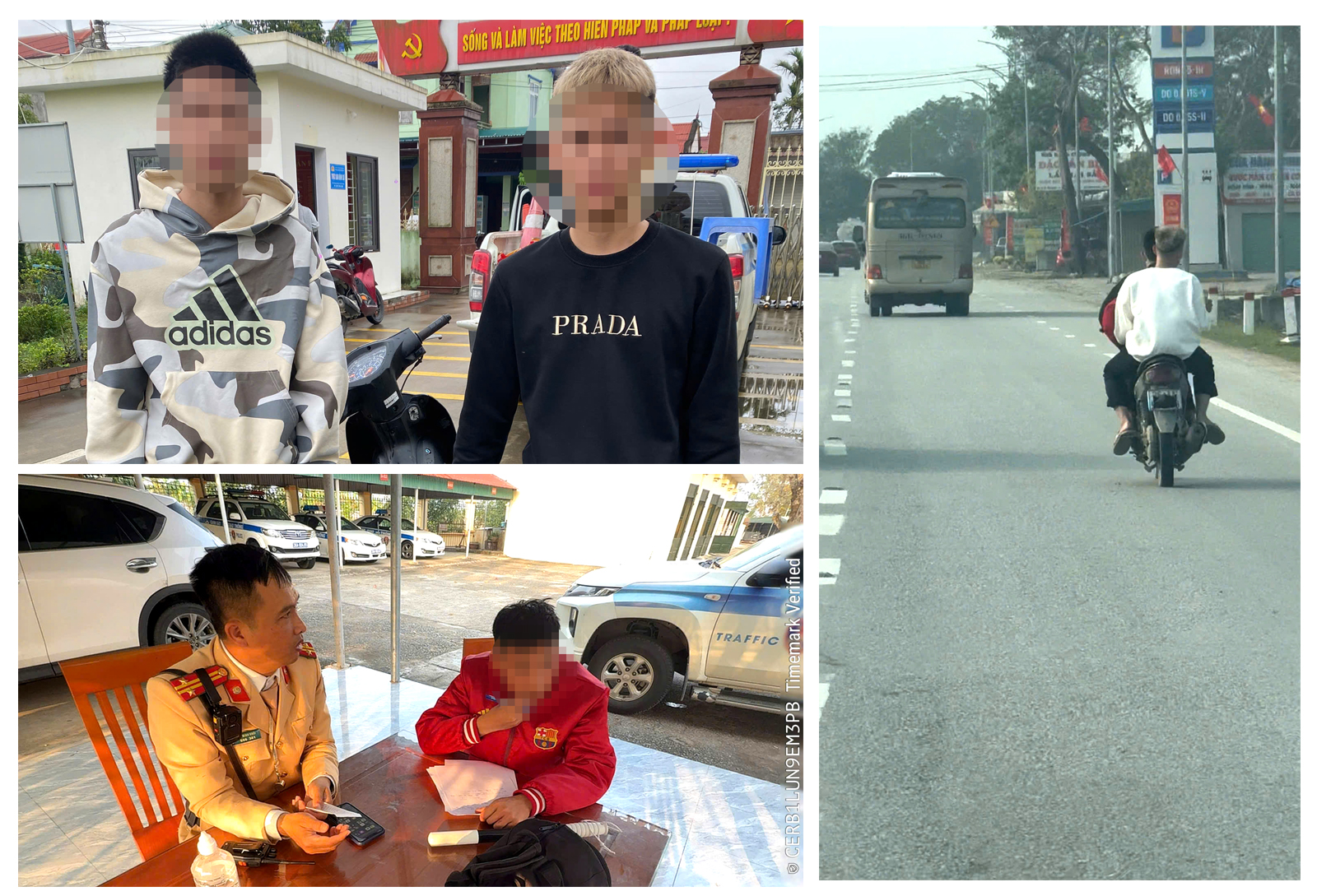 Giao xe cho người chưa đủ 18 tuổi, 2 chủ phương tiện bị phạt 28 triệu đồng - Ảnh 1.