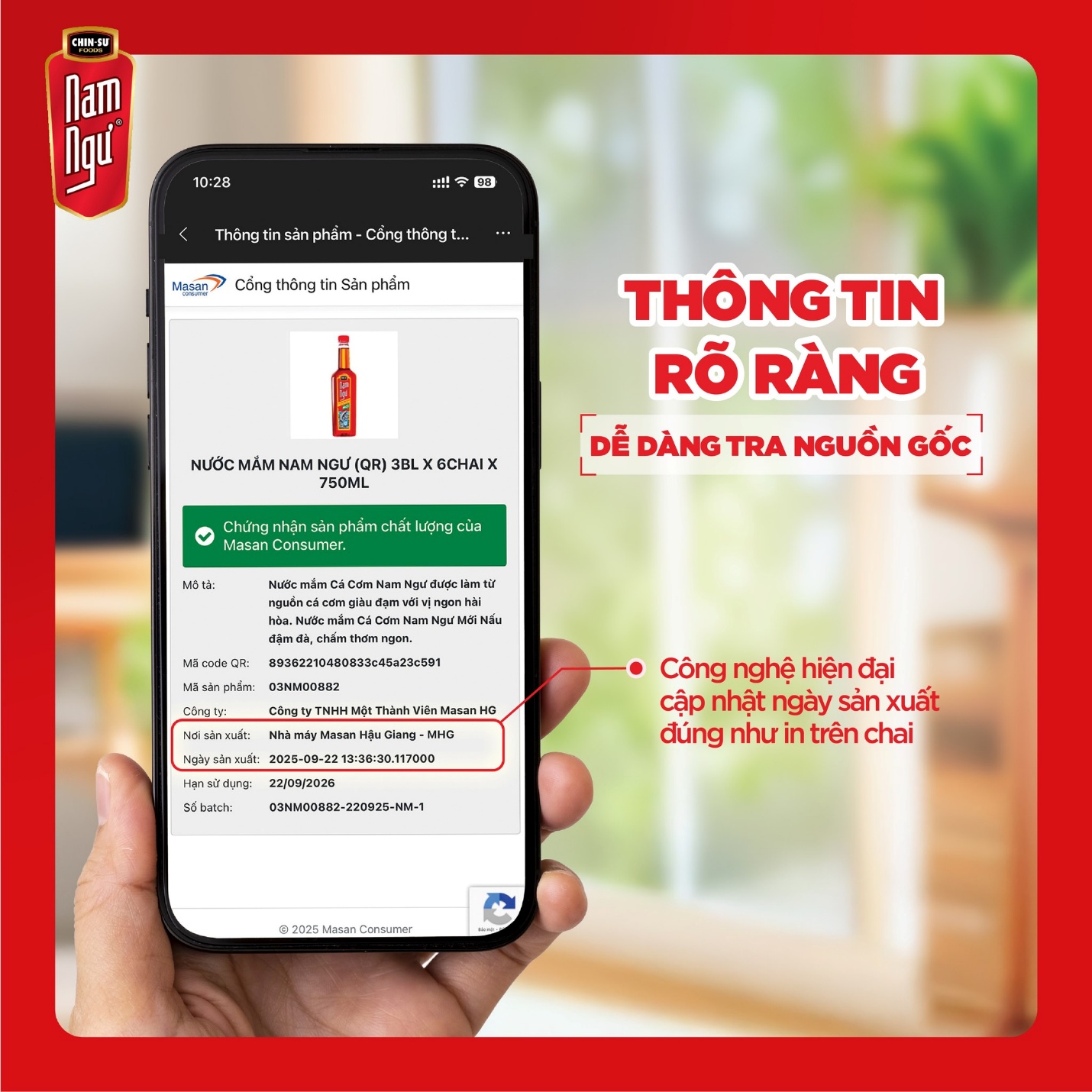 Nước mắm Nam Ngư đ&atilde; c&oacute; m&atilde; QR x&aacute;c thực h&agrave;ng ch&iacute;nh h&atilde;ng - Ảnh 3.
