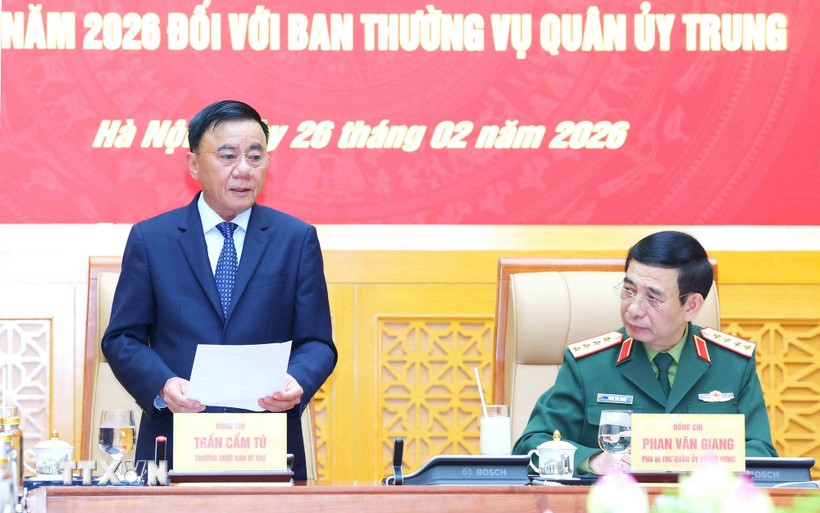 Công bố quyết định kiểm tra, giám sát của Bộ Chính trị, Ban Bí thư đối với Ban Thường vụ Quân ủy TƯ