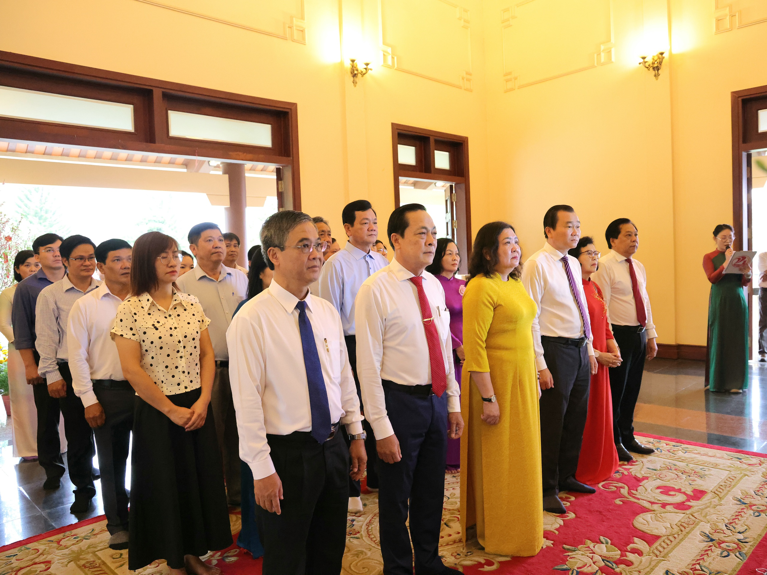 Vĩnh Long tổ chức lễ khai b&uacute;t đầu xu&acirc;n - Ảnh 1.