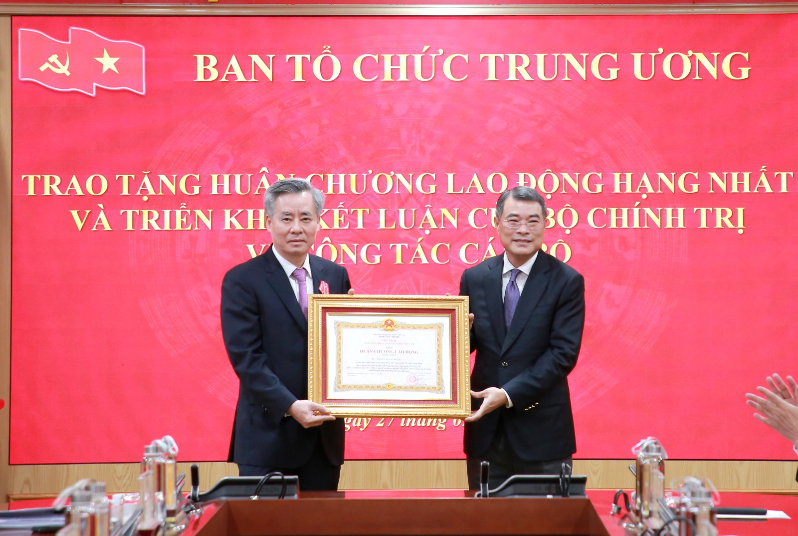 Triển khai Kết luận của Bộ Chính trị về công tác cán bộ tại Ban Tổ chức Trung ương - Ảnh 1.